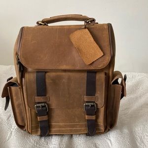 Vintage leather Backpack